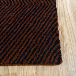 jaipur rugs Red Geometric Wool 8 ft x 10 ft Hand Tuftted Carpet image 5