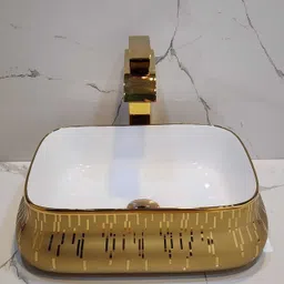 clayplus Premium Grade Ceramic's Designer Table Top Wash Basin. Table Top Basin image 2