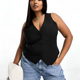cadmon Solid Women Waistcoat-picture-34