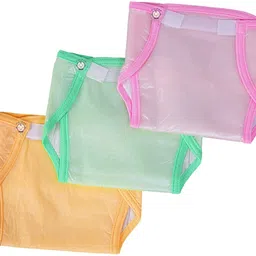 Baby Soft Plastic Diaper Liner Insert Reusable Waterproof Nappy For 3-6 Months-image-4