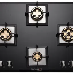 blowhot Pluton 4 Heavy Brass Burner, Battery Operated Built – In, Toughened Glass Top Glass, Aluminium Automatic Hob-picture-11