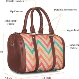 zouk Men & Women Multicolor Messenger Bag - Extra Spacious image 4