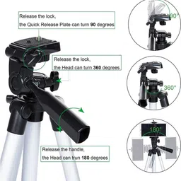 SANNO WORLD 3110 Mobile Phone & Camera Stand Holder Tripod Kit Tripod, Tripod Bracket, Tripod Kit image 2