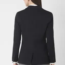van heusen Women Solid Single Breasted Formal Blazer image 3