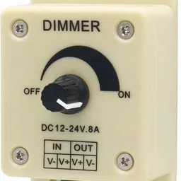revals Switch Dimming Brightness Controller for LED Strip Light Dimmer 12 V to 24v 8A 8 A Rotary Dimmer-picture-21