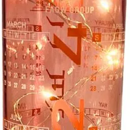 fine art glass works LIGHTING BOTTLE Orange Glass Table Lantern-picture-30