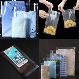 siyaram packaging Clear Plastic Packing Bags Self-Adhesive Resealable BOPP Poly Bags Security Bag image 3