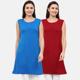 fleximaa Women Blue, Maroon Tank Top/Vest-picture-11