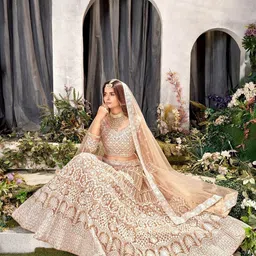 zaalima fashion Embroidered Semi Stitched Lehenga Choli image 5