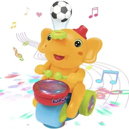 kmc kidoz Musical Elephant Drummer Toy with Levitation Ball-picture-22