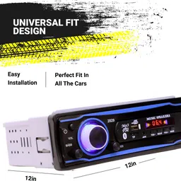 bluedrum Universal BLUETOOTH/USB/SD/AUX/FM/MP3 -B150 Car Stereo image 5