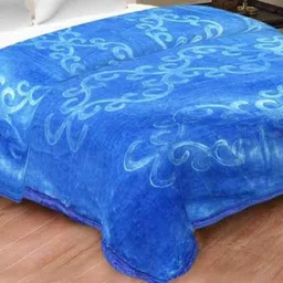 swikon star Self Design Double Mink Blanket for Heavy Winter image 2