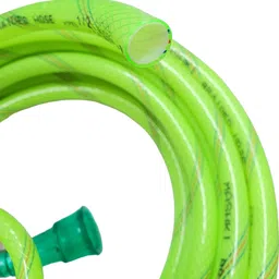 mashki 10 Meter (32.5 Feet) 3-Layered Braided Water Hose Pipe With Brass Water Sprayer Spray Gun image 2