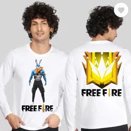 rank fashion Men Printed Round Neck Polyester White T-Shirt-picture-10