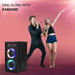 RZG G1-3020 Wireless Bluetooth Tower Speaker with Mic Support, USB, AUX, FM 120 W Bluetooth Tower Speaker image 3