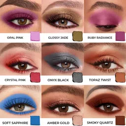 just herbs Natural 9 in 1 Eyeshadow Palette - Night Palette 9 g image 4