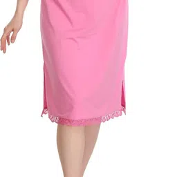 splash Women Solid Straight Pink Skirt-picture-13
