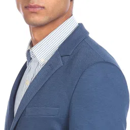 flying machine Men Solid Single Breasted Casual Blazer image 5