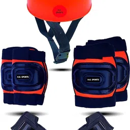 Skating Protection Kit - Helmet + Elbow + Knee + Hand Guard Skating Kit-image-49