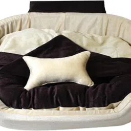 tranding stylish Luxury Blanket With Coller Bed for Dog and Cat M Pet Bed image 1