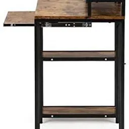 tekavo Multipurpose Computer desk office table with keyboard tray 120x60x87 cm Engineered Wood Computer Desk image 4
