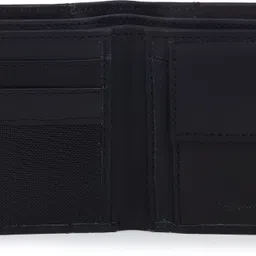 cosmos premium Men Casual Black Genuine Leather Wallet image 2