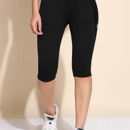 barbora Solid Women Black Tights image 1