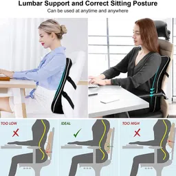 abhsant Black Memory Foam image 3