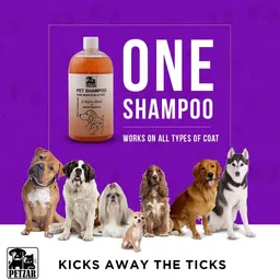 petzar Anti tick shampoo for dogs with pure neem & clove extract Flea and Tick fresh herbs Dog Shampoo image 4