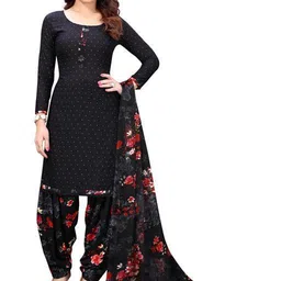Polyster/Crepe fabric-Chitrarekha Petite Salwar Suits & Dress Materials-image-20