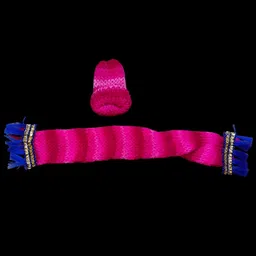 Woolen 1 Muffler & 1 Cap Set for Laddu Gopal / Radha Rani / Other Deities Size 1 Dress-image-46
