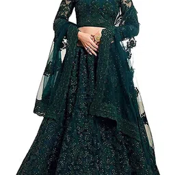 beautypiie Embroidered Semi Stitched Lehenga Choli-picture-17