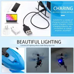 sky toys Gravity sensor RC Helicopter with Safety Sensor and 3D Light - Pack of 1 PQ image 5