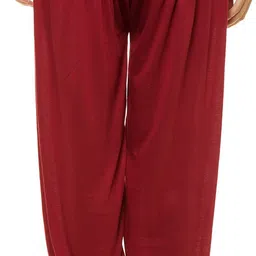lata's Solid Viscose Women Harem Pants image 2
