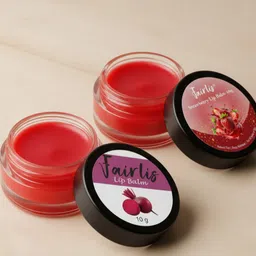Hydrating Lip Tint Duo | Strawberry & Beetroot Natural Lip Balm Strawberry-image-13