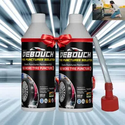 SXDpuncture repair tyre sealer liquid 1000 ml| Tubeless Tyre Puncture Repair Kit-image-2