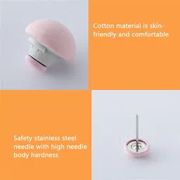 lellow Pink Duvet Cover Pin & Clips, Double Sided Fasteners for Quilt,Cushions,Curtains Cotton Batting image 2