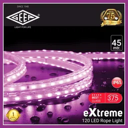 geep 600 LEDs 5 m Pink Steady Strip Rice Lights image 3