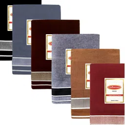 sudharsana Plain dhoti Self Design Men Dhoti image 2