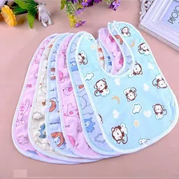 sbts Soft Cotton Daily Use Stylish bibs for baby boy & girl-Pack of 3 (Multicolor) image 3