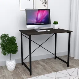 Wood & Metal Finish Study Table |Computer Table, Study Table for Adults/Students Engineered Wood Computer Desk-image-74