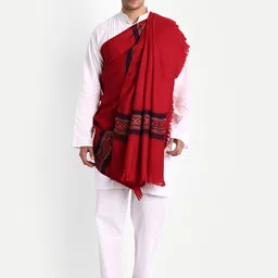 Zamour Wool Geometric Print Men Shawl image 1