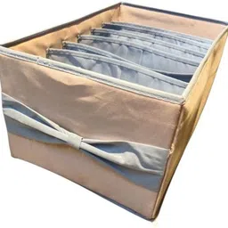 rishav handicraft Foldable Storage Bins with Handles houndstooth Fabric Organizer Boxes for Closet Storage Box-picture-21