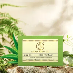 khadi natural Organic Aloevera Soap image 2