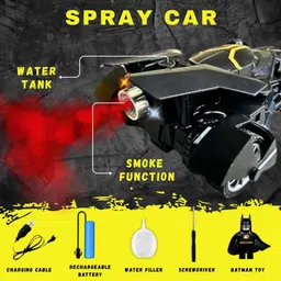 t'tots Ttots Batman Car | High Speed Remote Control Batmobile Batman RC Car Bat Man Toy image 5