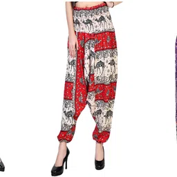narnari Printed Rayon Women Harem Pants-picture-23
