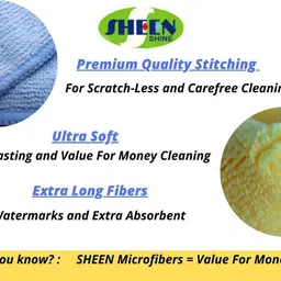 sheen and shine Microfiber Vehicle Washing Cloth image 2