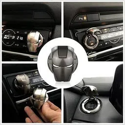 silkyfit Metal Superhero 3D Design Car Push to Start Ignition Button Cover Interior Car Inverter image 4