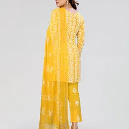 moda rapido Unstitched Crepe Salwar Suit Material Printed image 3