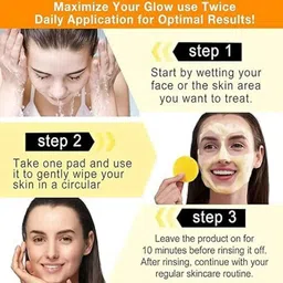 bigbalist 60 Kojic Acid & Turmeric Cleansing Pads | Gentle Cleansing & Skin Brightening image 2